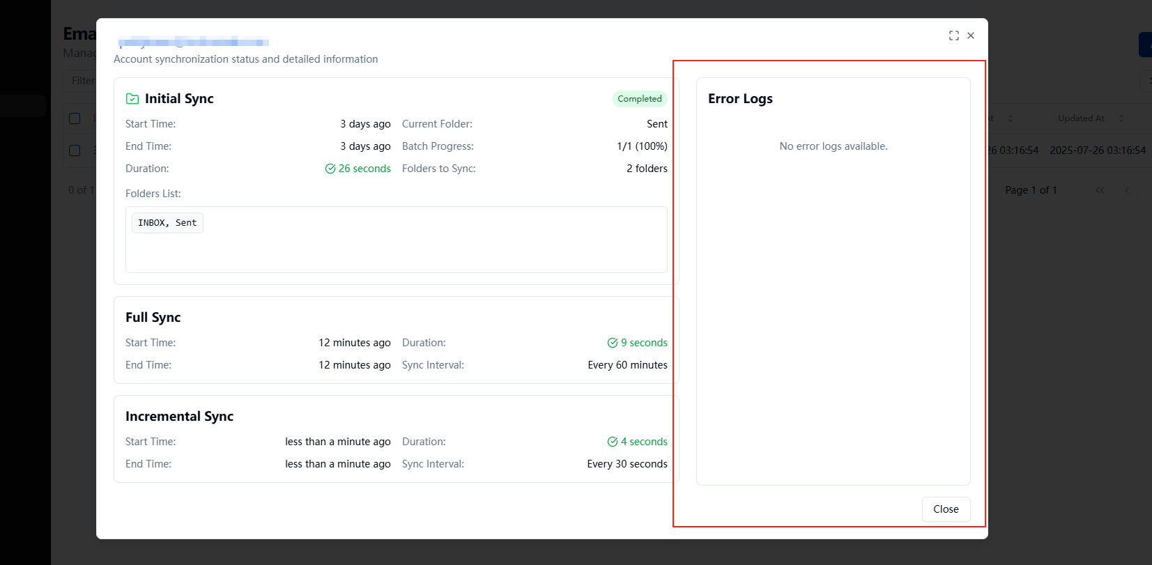 Account Proxy Screenshot